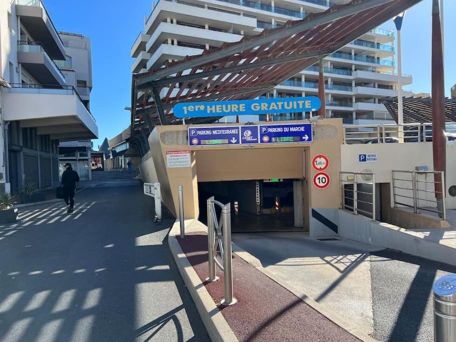 Le Carrousel - Apt Vue Mer - Plage A 10 M - Clim - Wifi Canet-en-Roussillon Exteriér fotografie