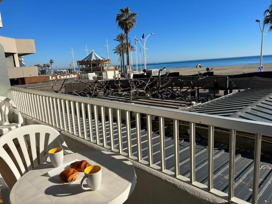 Le Carrousel - Apt Vue Mer - Plage A 10 M - Clim - Wifi Canet-en-Roussillon Exteriér fotografie
